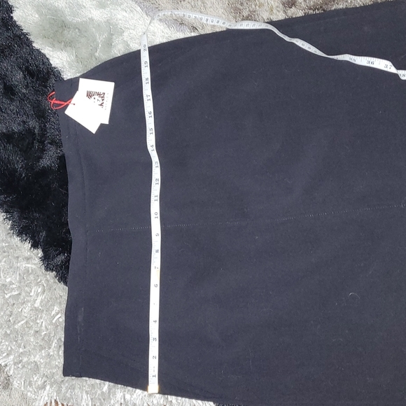 💕HP💕NWT Anne Klein Black Midi 2 Pocket Skirt- Size 14💕 - Picture 5 of 7